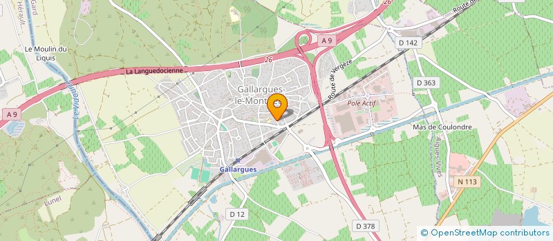 localisation de l'entreprise MADAME SONIA BOUTOUBA-CARTON à GALLARGUES-LE-MONTUEUX