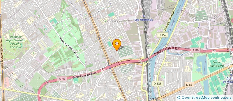 localisation de l'entreprise MADAME SONIA BOUVET à VITRY-SUR-SEINE