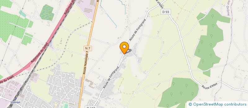 localisation de l'entreprise MADAME SONIA BOUYOUD  LIVRON-SUR-DROME