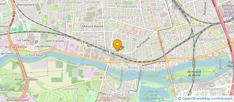 localisation de l'entreprise MADAME SONIA BOUZIDI  TOURS