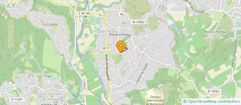localisation de l'entreprise MADAME SONIA BRAUN à PRADES-LE-LEZ