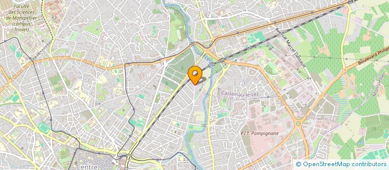 localisation de l'entreprise MADAME SONIA BRILLANCEAU à MONTPELLIER