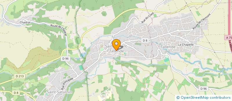 localisation de l'entreprise MADAME SONIA BRUNNER  TALLENDE