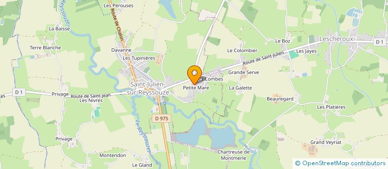 localisation de l'entreprise MADAME SONIA BUISSIER à SAINT-JULIEN-SUR-REYSSOUZE