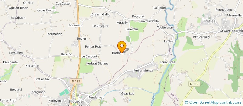 localisation de l'entreprise MADAME SONIA BUZARE à PLOUNEOUR-BRIGNOGAN-PLAGES