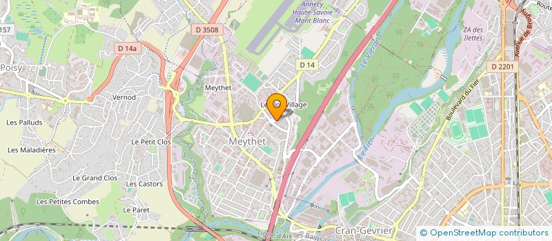 localisation de l'entreprise MADAME SONIA CADOUX à ANNECY