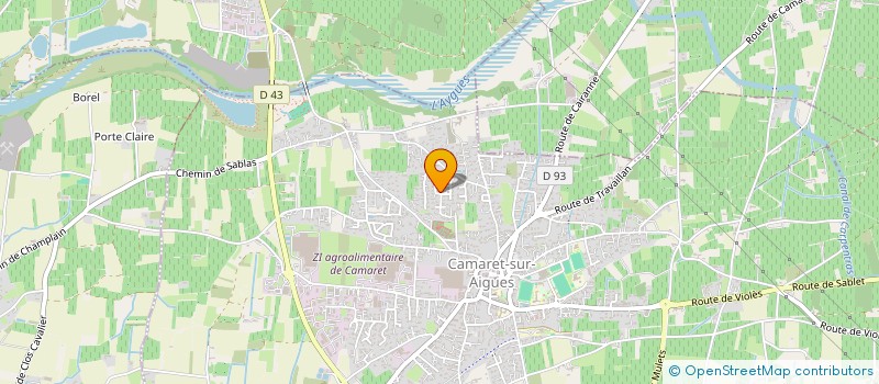 localisation de l'entreprise MADAME SONIA CANCEL à CAMARET-SUR-AIGUES