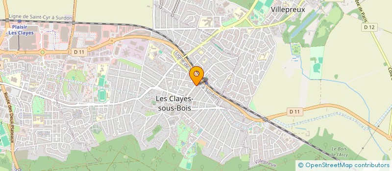 localisation de l'entreprise MADAME SONIA CARAMELO DA ROCHA à LES CLAYES-SOUS-BOIS
