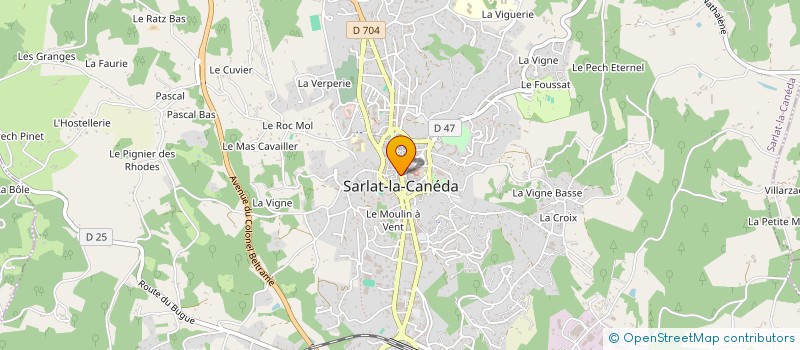 localisation de l'entreprise MADAME SONIA CARBONNIER à SARLAT-LA-CANEDA