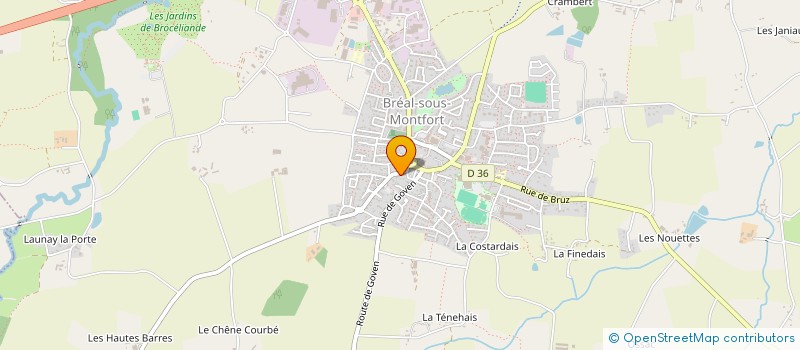 localisation de l'entreprise MADAME SONIA CARDIN  BREAL-SOUS-MONTFORT