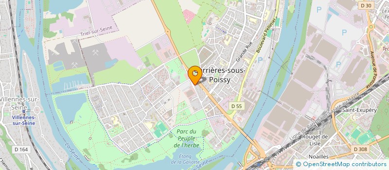 localisation de l'entreprise MADAME SONIA CARDOSO  CARRIERES-SOUS-POISSY