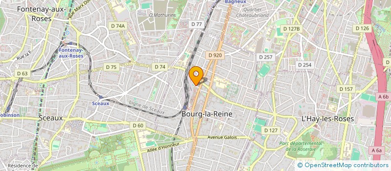 localisation de l'entreprise MADAME SONIA CARREIRA à BOURG-LA-REINE