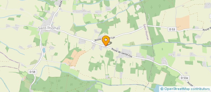 localisation de l'entreprise MADAME SONIA CASANO  SAINT-THOMAS