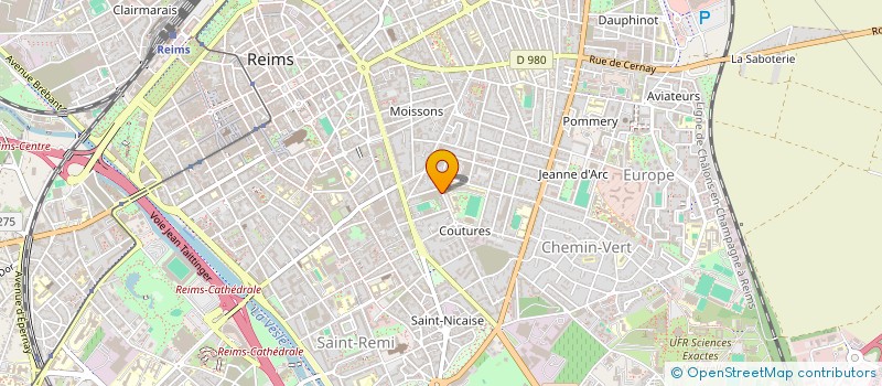 localisation de l'entreprise MADAME SONIA CATHERINE PERNOT  REIMS