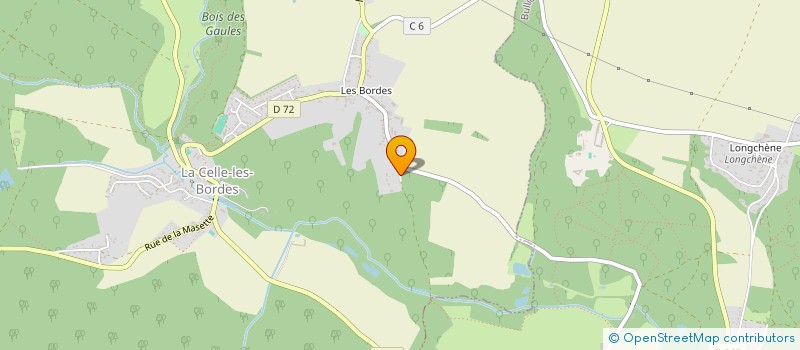 localisation de l'entreprise MADAME SONIA CAZELLE  LA CELLE-LES-BORDES