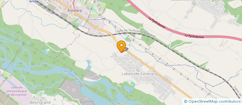 localisation de l'entreprise MADAME SONIA CHABREFY  LABASTIDE-CEZERACQ