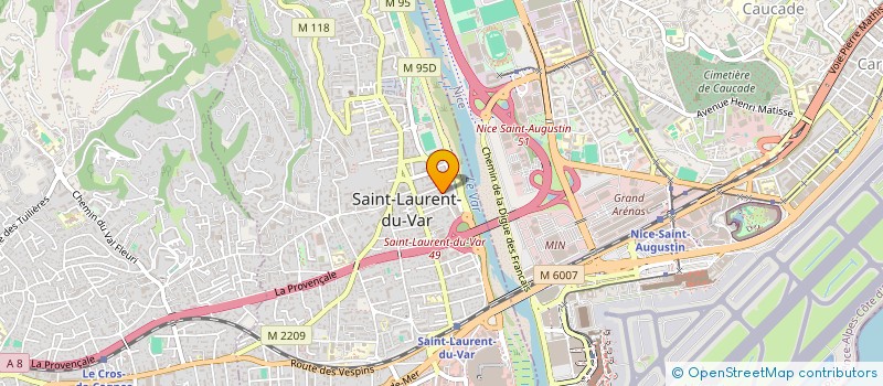 localisation de l'entreprise MADAME SONIA CHAKHMOUN à SAINT-LAURENT-DU-VAR
