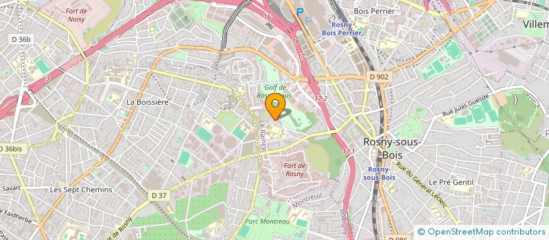 localisation de l'entreprise MADAME SONIA CHAOU à ROSNY-SOUS-BOIS