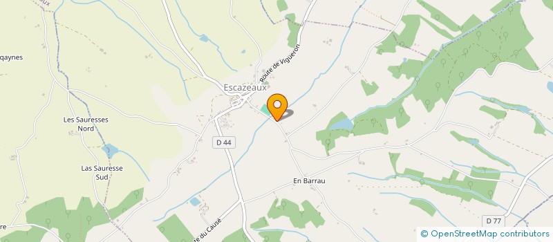 localisation de l'entreprise MADAME SONIA CHARDELIN  ESCAZEAUX