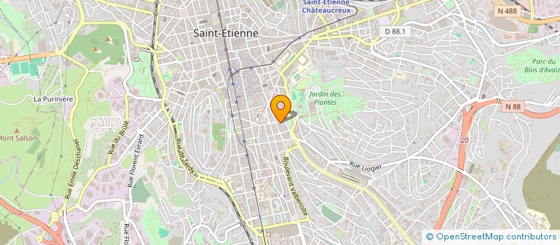 localisation de l'entreprise MADAME SONIA CHAROY  SAINT-ETIENNE