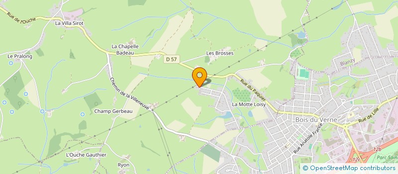 localisation de l'entreprise MADAME SONIA CHARPIN  SAINT-BERAIN-SOUS-SANVIGNES