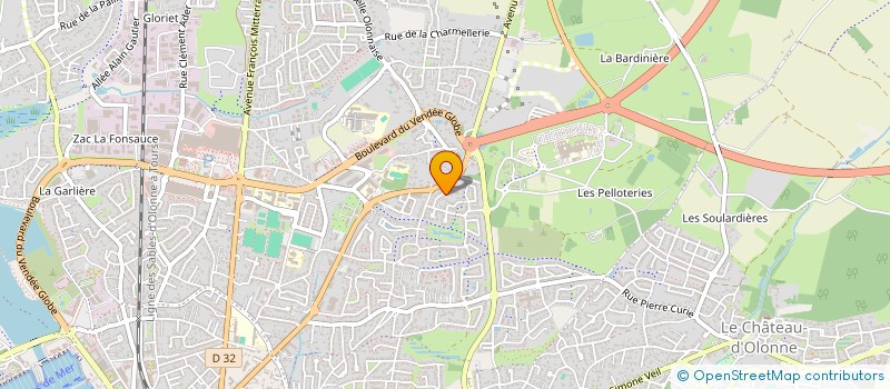 localisation de l'entreprise MADAME SONIA CHAUVIERE à LES SABLES D'OLONNE