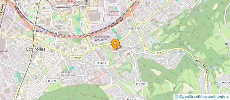 localisation de l'entreprise MADAME SONIA CHEBBI  EYBENS