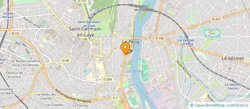 localisation de l'entreprise MADAME SONIA CHERCHALI  LE PECQ