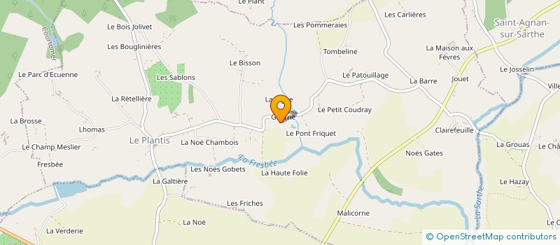 localisation de l'entreprise MADAME SONIA CHERUEL à SAINT-JULIEN-SUR-SARTHE