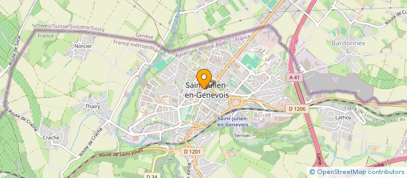 localisation de l'entreprise MADAME SONIA CHEVALLIER  SAINT-JULIEN-EN-GENEVOIS