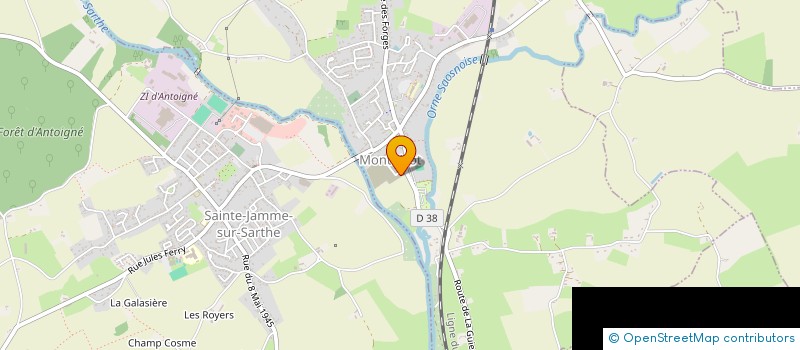 localisation de l'entreprise MADAME SONIA CHOLIERE  JOUE L ABBE