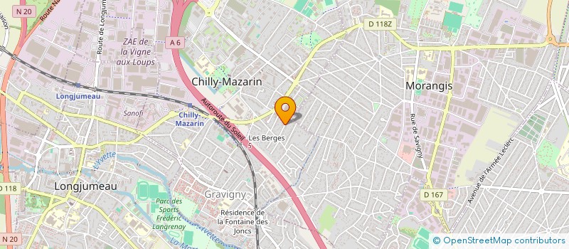 localisation de l'entreprise MADAME SONIA CHOUCHEN  CHILLY-MAZARIN