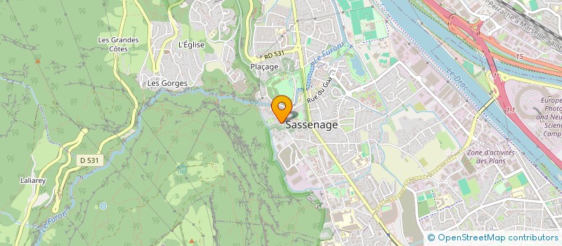 localisation de l'entreprise MADAME SONIA CIGNA  SASSENAGE