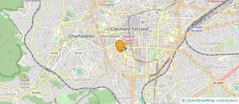 localisation de l'entreprise MADAME SONIA CLAIRET  CLERMONT-FERRAND