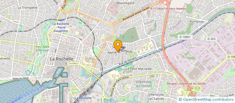 localisation de l'entreprise MADAME SONIA CLAVERY  LA ROCHELLE