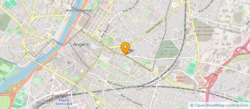 localisation de l'entreprise MADAME SONIA CLEMOT à ANGERS