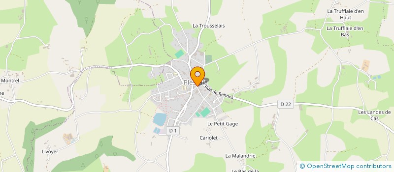 localisation de l'entreprise MADAME SONIA COLLET à LE MENE