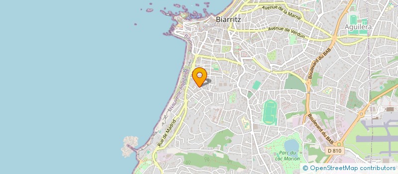 localisation de l'entreprise MADAME SONIA COMPAGNON à BIARRITZ