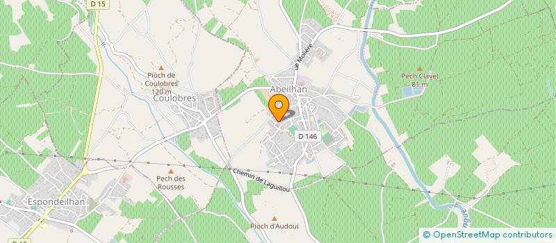 localisation de l'entreprise MADAME SONIA CONESA  ABEILHAN