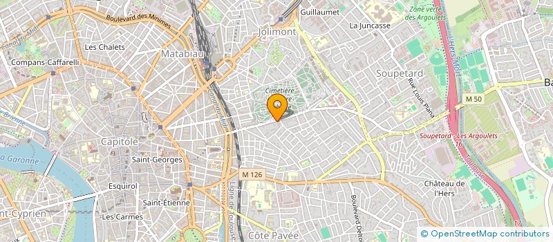 localisation de l'entreprise MADAME SONIA CONTI  TOULOUSE