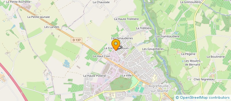 localisation de l'entreprise MADAME SONIA CORBINEAU  AIGREFEUILLE-SUR-MAINE