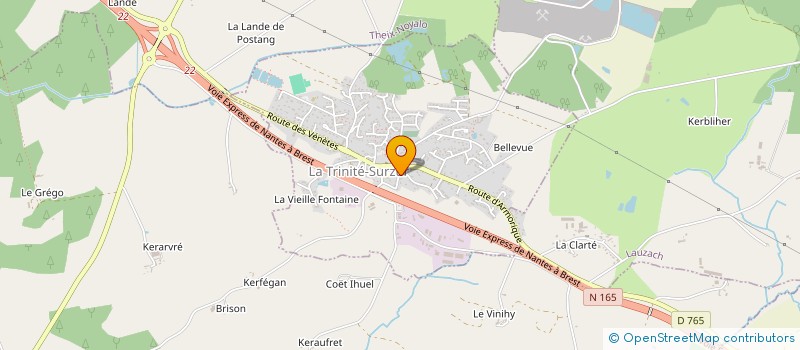 localisation de l'entreprise MADAME SONIA CORTOPASSI  LA TRINITE-SURZUR