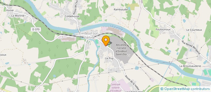 localisation de l'entreprise MADAME SONIA-CORYSE GUILLOTTE  EXIDEUIL-SUR-VIENNE