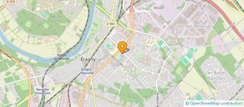 localisation de l'entreprise MADAME SONIA COUSIN  ERAGNY