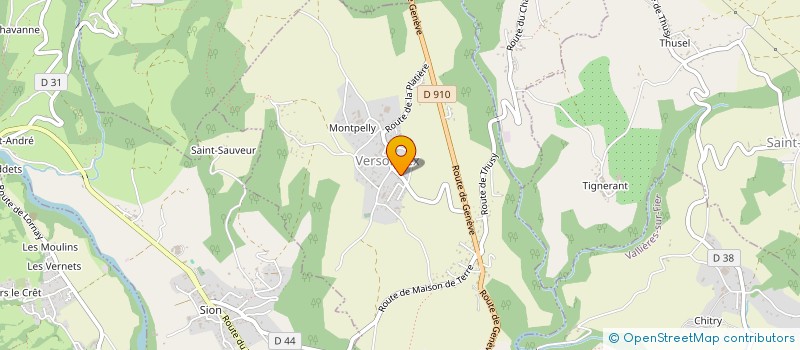 localisation de l'entreprise MADAME SONIA COUTURIER  VERSONNEX