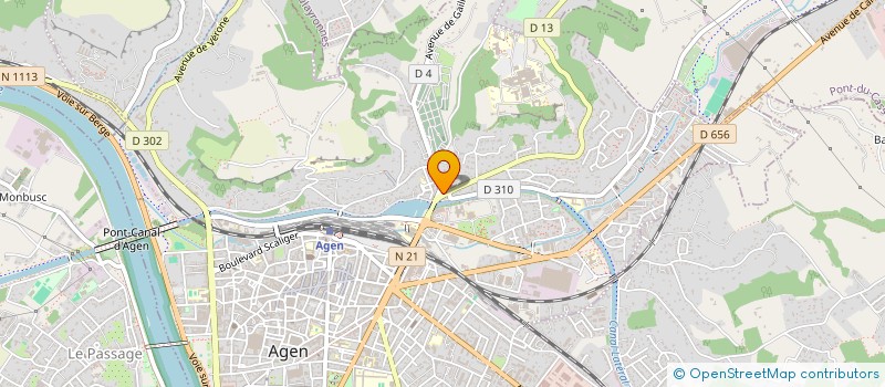 localisation de l'entreprise MADAME SONIA CREPIN  AGEN