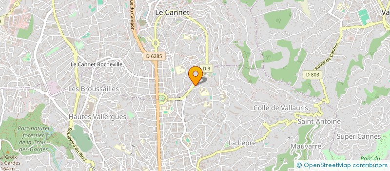 localisation de l'entreprise MADAME SONIA CRIEDEL à CANNES