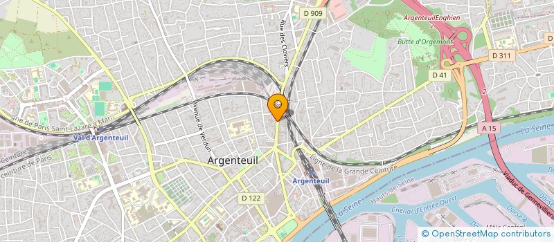 localisation de l'entreprise MADAME SONIA DA FONSECA TEIXEIRA  ARGENTEUIL