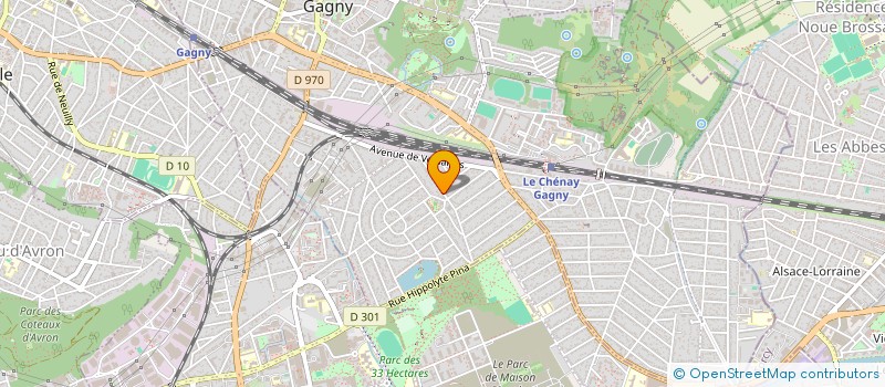 localisation de l'entreprise MADAME SONIA DA SILVA  GAGNY