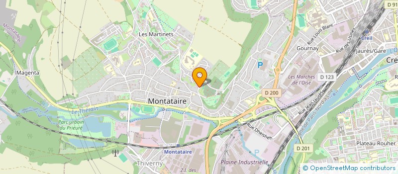 localisation de l'entreprise MADAME SONIA DA SILVA SAMPAIO à MONTATAIRE